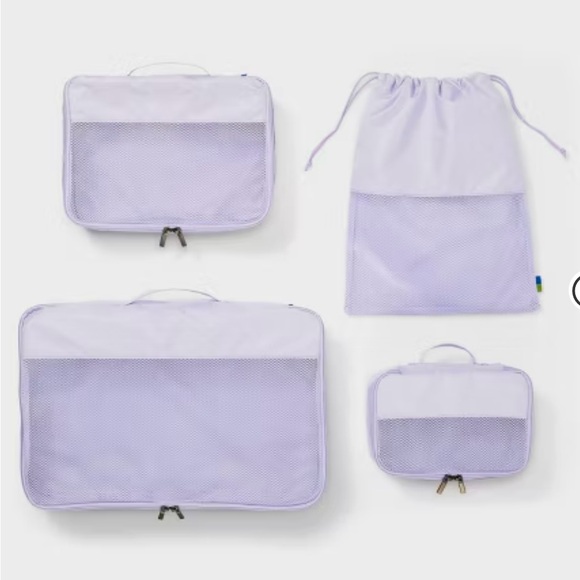 open story Other - Lavender 4 piece set of packing cubes for organized travel